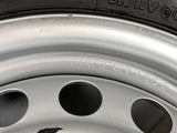 ブリヂストン V600 155/80R14 88/86N LT /トヨタ純正  5.0J+ 100-4穴 4本