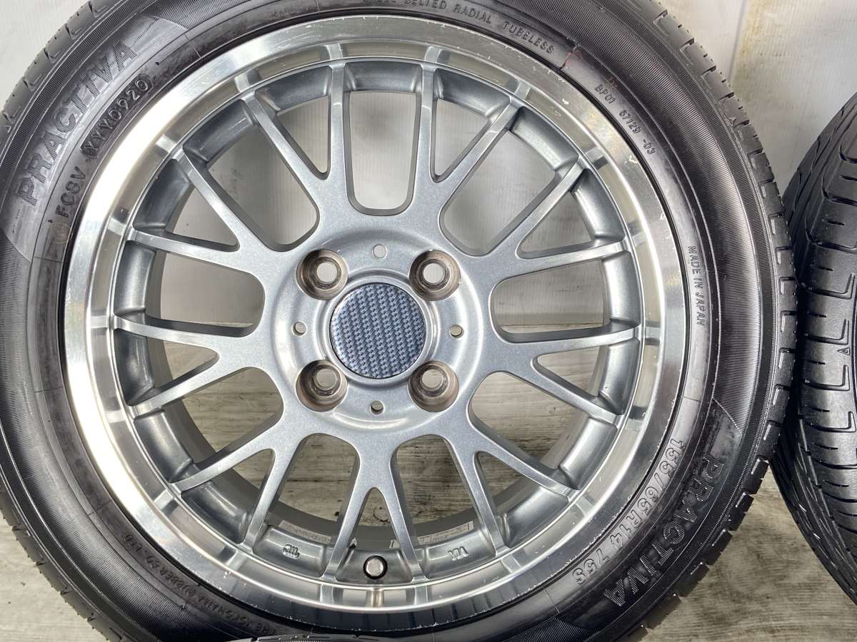 イエローハット PRACTIVA 155/65R14 / FUTEX-6 5.5J+38 100-4穴 4本 – タイヤ・ホイールカンパニー