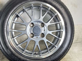 イエローハット　PRACTIVA 155/65R14  /　 FUTEX-6 5.5J+38 100-4穴 4本
