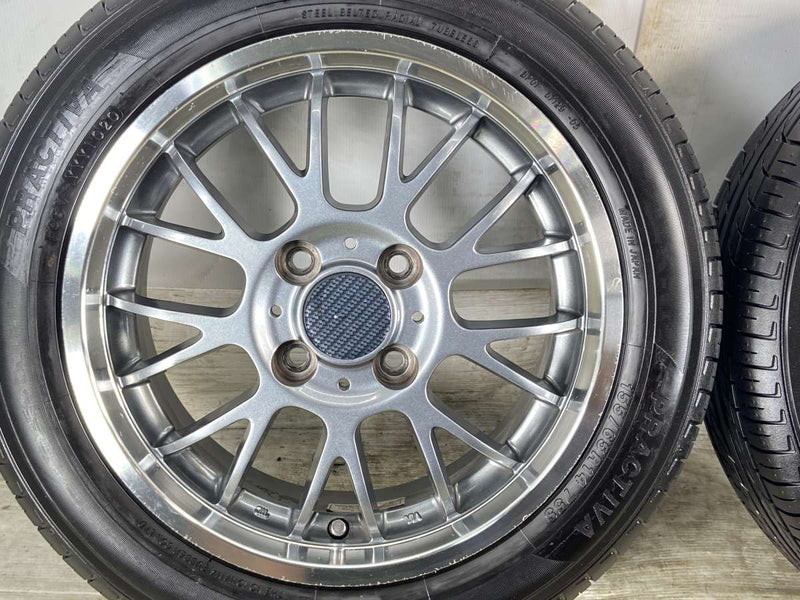 イエローハット　PRACTIVA 155/65R14 /　 FUTEX-6 5.5J+38 100-4穴 4本