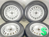 ブリヂストン V600 155/80R14 88/86N LT /トヨタ純正  5.0J+ 100-4穴 4本