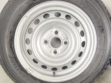 ブリヂストン V600 155/80R14 88/86N LT /トヨタ純正  5.0J+ 100-4穴 4本