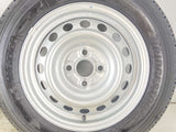 ブリヂストン V600 155/80R14 88/86N LT /トヨタ純正  5.0J+ 100-4穴 4本
