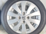 ブリヂストン ネクストリー 155/65R14  /日産純正  4.5J+45 100-4穴 4本