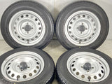 ブリヂストン V600 155/80R14 88/86N LT /トヨタ純正  5.0J+ 100-4穴 4本