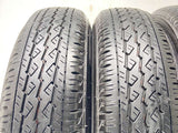 ブリヂストン V600 155/80R14 88/86N LT /トヨタ純正  5.0J+ 100-4穴 4本