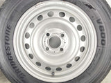 ブリヂストン V600 165/80R14 91/90N LT /日産純正  5.0J+ 100-4穴 4本