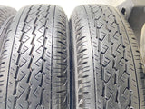 ブリヂストン V600 165/80R14 91/90N LT /日産純正  5.0J+ 100-4穴 4本