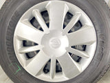 ブリヂストン V600 165/80R14 97/95N LT /日産純正  5.0J+ 114.3-4穴 4本