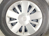 ブリヂストン V600 165/80R14 91/90N LT /日産純正  5.0J+ 114.3-4穴 4本