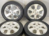 ヨコハマ ブルーアース 155/65R14  /スズキ純正  4.5J+50 100-4穴 4本