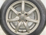 ブリヂストン ネクストリー 175/65R14  /　 MILLOUS 5.5J+40 100-4穴 4本