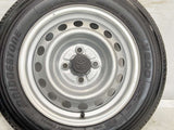 ブリヂストン V600 155/80R14 88/86N LT /トヨタ純正  5.0J+ 100-4穴 4本