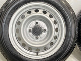 ブリヂストン V600 155/80R14 88/86N LT /トヨタ純正  5.0J+ 100-4穴 4本