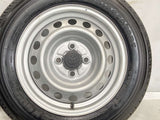 ブリヂストン V600 155/80R14 88/86N LT /トヨタ純正  5.0J+ 100-4穴 4本