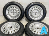 ブリヂストン V600 155/80R14 88/86N LT /トヨタ純正  5.0J+ 100-4穴 4本