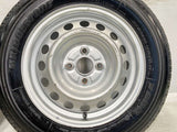 ブリヂストン V600 155/80R14 88/86N LT /トヨタ純正  5.0J+ 100-4穴 4本