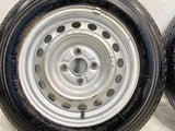 ブリヂストン V600 155/80R14 88/86N LT /トヨタ純正  5.0J+ 100-4穴 4本