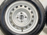 ブリヂストン V600 155/80R14 88/86N LT /トヨタ純正  5.0J+ 100-4穴 4本