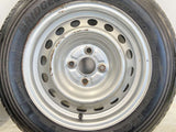 ブリヂストン V600 155/80R14 88/86 /トヨタ純正  5.0J+ 100-4穴 4本