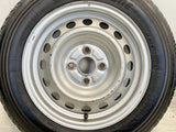 ブリヂストン V600 155/80R14 88/86 /トヨタ純正  5.0J+ 100-4穴 4本