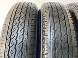 ブリヂストン V600 155/80R14 88/86 /トヨタ純正  5.0J+ 100-4穴 4本