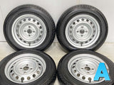 ブリヂストン V600 155/80R14 88/86N LT /トヨタ純正  5.0J+ 100-4穴 4本
