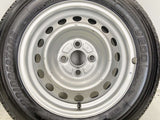 ブリヂストン V600 155/80R14 88/86N LT /トヨタ純正  5.0J+ 100-4穴 4本