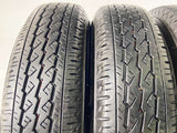 ブリヂストン V600 155/80R14 88/86N LT /トヨタ純正  5.0J+ 100-4穴 4本