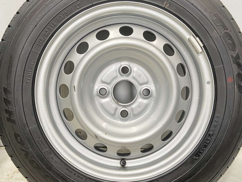 TOYO H11.155/80R14 .4本 TOYO TIRES（トーヨータイヤ） 4本 新車外し TOYO H11 155/80R14 88