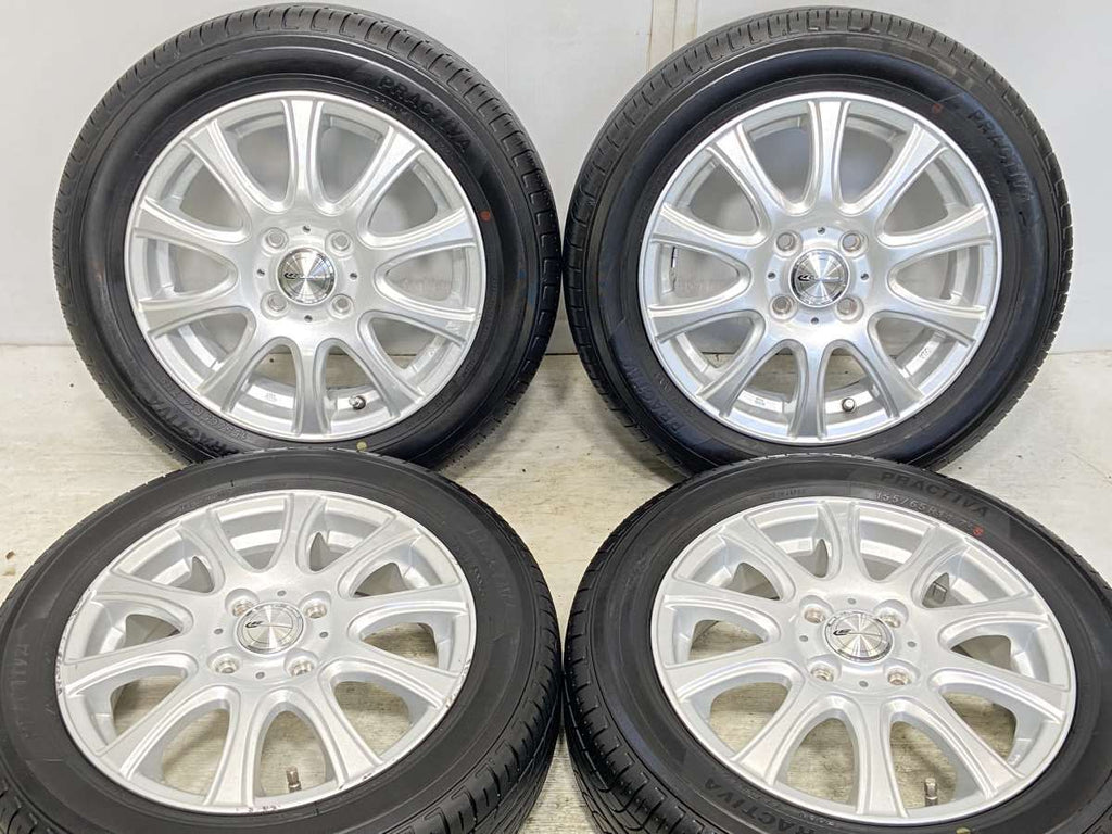 イエローハット PRACTIVA 155/65R14 / LAUFRHK 4.5J+45 100-4穴 4本 – タイヤ・ホイールカンパニー