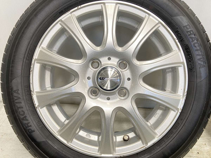 イエローハット PRACTIVA 155/65R14 / LAUFRHK 4.5J+45 100-4穴 4本 