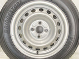 ブリヂストン V600 155/80R14 88/86N LT /　 トヨタ 5.0J+ 100-4穴 4本