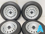 ブリヂストン V600 155/80R14 88/86N LT /トヨタ純正  5.0J+ 100-4穴 4本