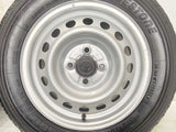ブリヂストン V600 155/80R14 88/86N LT /トヨタ純正  5.0J+ 100-4穴 4本