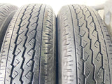 ブリヂストン V600 155/80R14 88/86N LT /トヨタ純正  5.0J+ 100-4穴 4本