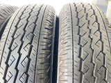 ブリヂストン V600 165/80R14 91/90N LT /日産純正  5.0J+ 100-4穴 4本