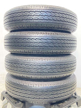 ブリヂストン V600 155/80R14 88/86N LT /トヨタ純正  5.0J+ 100-4穴 4本