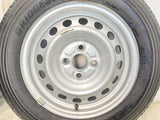 ブリヂストン V600 155/80R14 88/86N LT /トヨタ純正  5.0J+ 100-4穴 4本