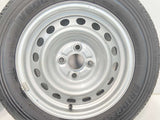 ブリヂストン V600 155/80R14 88/86N LT /　  5.0J+ 100-4穴 4本