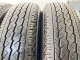 ブリヂストン V600 155/80R14 88/86N LT /トヨタ純正  5.0J+ 100-4穴 4本