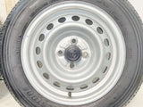ブリヂストン V600 155/80R14 88/86N LT /トヨタ純正  5.0J+ 100-4穴 4本