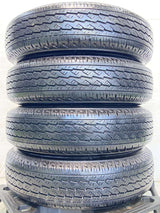 ブリヂストン V600 155/80R14 88/86N LT /トヨタ純正  5.0J+ 100-4穴 4本