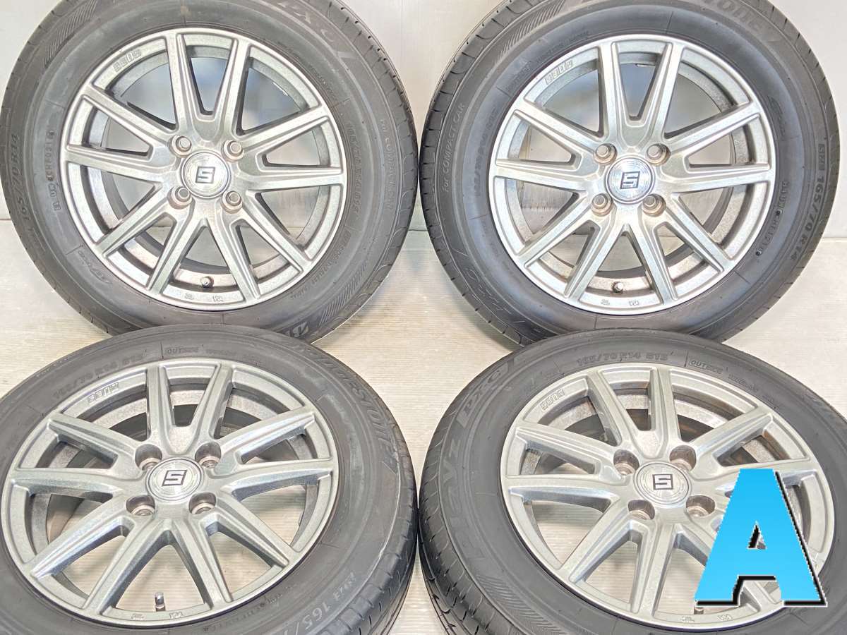 ブリヂストン プレイズ PX-C 165/70R14 / S 5.5J+43 100-4穴 4本