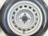 ブリヂストン V600 155/80R14 88/86N LT /トヨタ純正  5.0J+ 100-4穴 4本