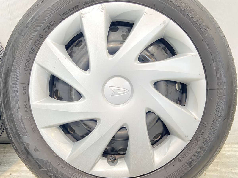 ダイハツ純正アルミホイールと155/65 R14 ブリヂストンタイヤ 【公式通販】