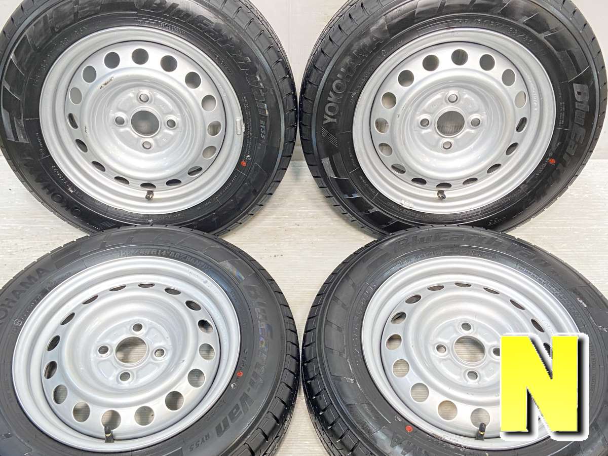 ヨコハマ ブルーアースVAN RY55 155/80R14 88/86LT /トヨタ純正 5.0J+ 100-4穴 4本 – タイヤ・ホイールカンパニー