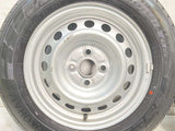 ヨコハマ ブルーアースVAN RY55 155/80R14 88/86LT /トヨタ純正  5.0J+ 100-4穴 4本