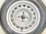 ブリヂストン V600 155/80R14 88/86 LT /トヨタ純正  5.0J+ 100-4穴 4本