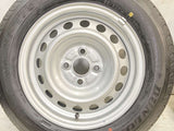 ダンロップ SP 175L 155/80R14 88/86LT /トヨタ純正 AL 5.0J+ 100-4穴 4本